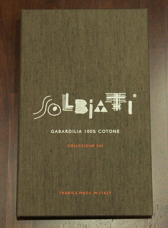 久しぶりに作ったコットンスーツはとても良い出来です！